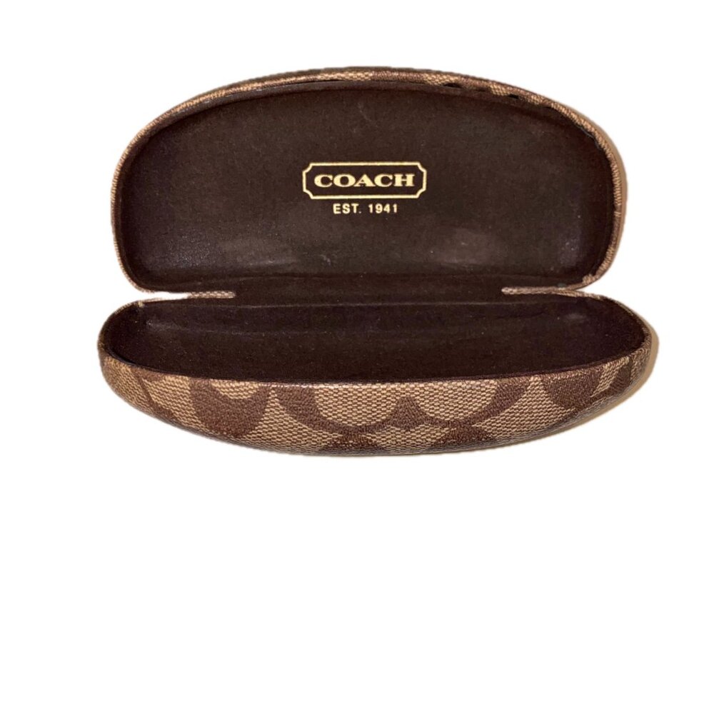 Coach Hinged Hardshell Sunglasses Eyeglasses Case… - image 2
